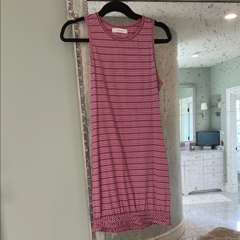 Faithfull the Brand Pink Smocked Maxi Dress